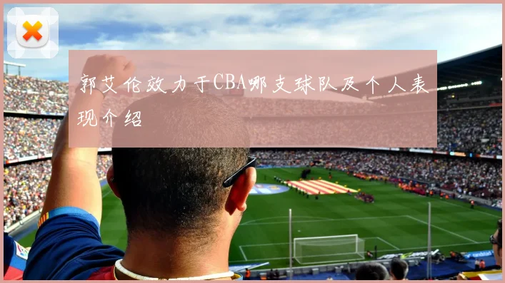 郭艾伦效力于CBA哪支球队及个人表现介绍